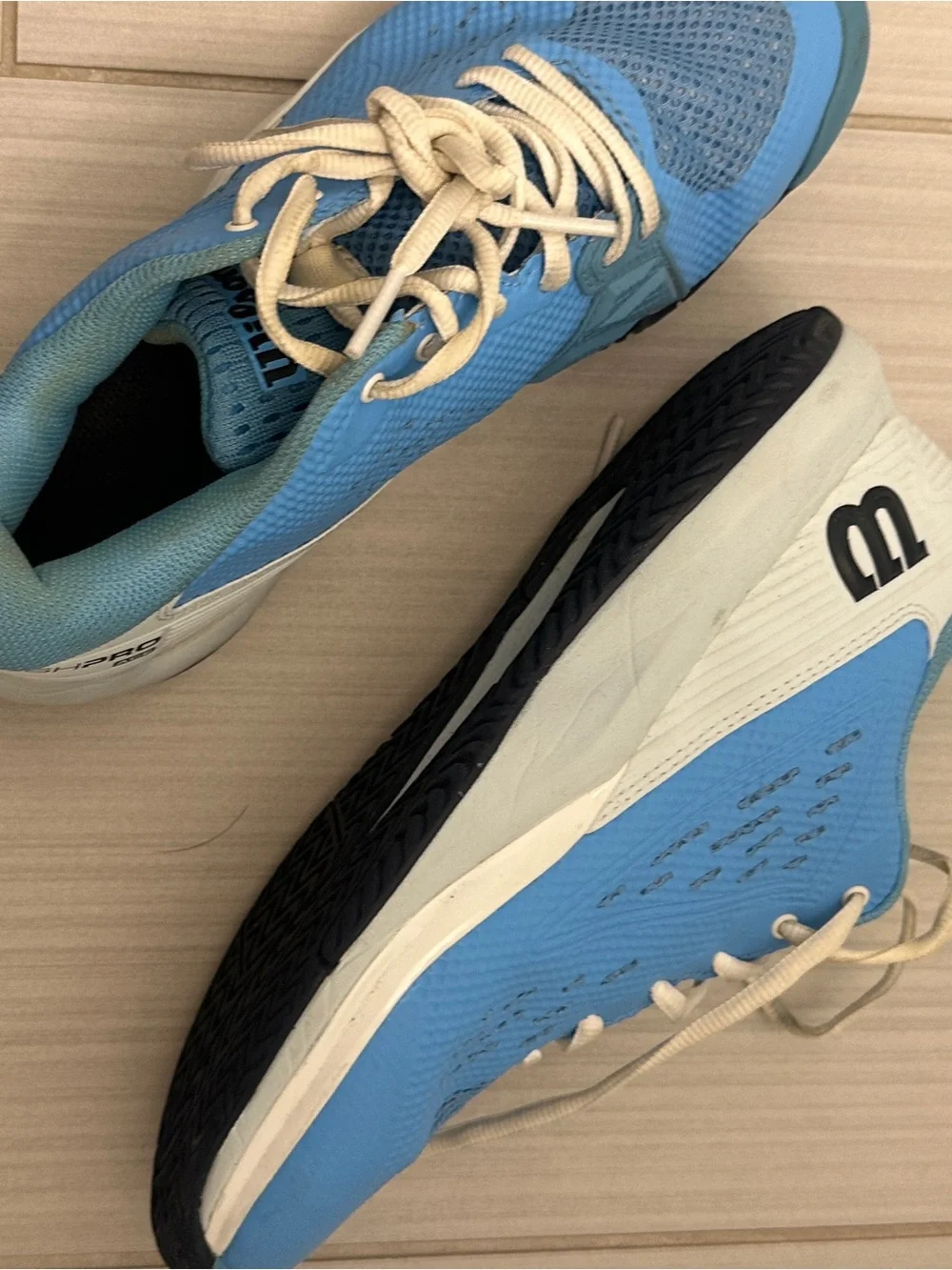 Womens Wilson rush pro court shoes.  No longer made.